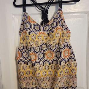 Pure Energy tankini top. 20w orange, yellow,blue